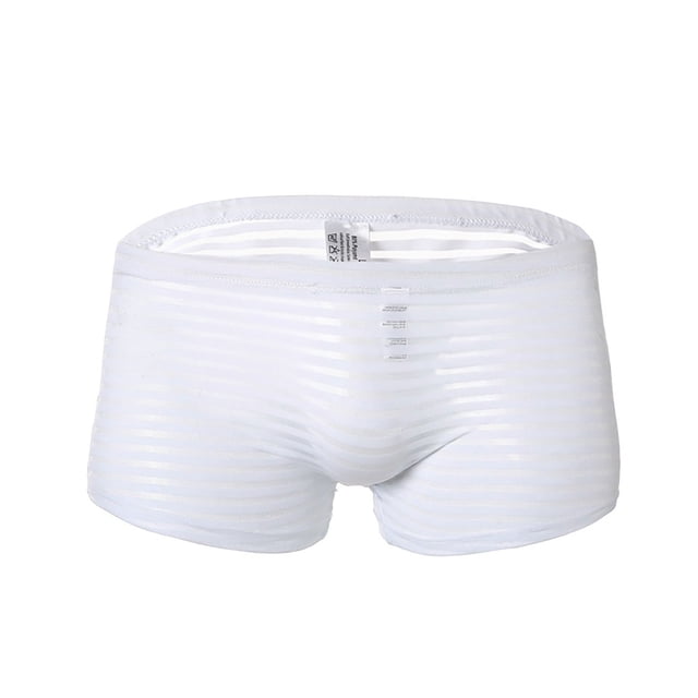 TIHLMK Men's Fashion Boxer Shorts Mesh Breathable Underpants