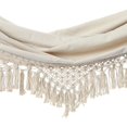 thumbnail image 3 of Hammock Chairs Swing Garden Outdoor Home White Cotton Rope Morocco Macrame-200150cm, 3 of 5