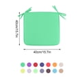 thumbnail image 3 of Cozival Coussin de Siège Antidérapant, Coussin d'Extérieur à Sangle Carrée - Coussin de Siège de Jardin/patio Résistant aux Intempéries pour Chaise et Tabouret - Lavable à la Machine, Coussin de Siège d'Extérieur, Gris, 3 of 5