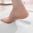 thumbnail image 4 of Dvkptbk Bathroom Rug Blanket Thick Striped Foam Bath Rugs Soft Absorbent Velvet Bathroom Mats Non-Slip Bottom Machine Washable Bathmat Carpet Rug Room Decoration for Wash Floor Bathroom Accessories, 4 of 8