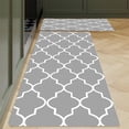 thumbnail image 1 of Kitchen Mat, 2pcs Kitchen Rugs, Cushioned Kitchen Mats For Floor, Non-Slip Standing Desk Mat, Waterproofing Kitchen Rug Set For Kitchen, Floor, Office, 1 of 8