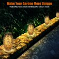 thumbnail image 5 of Jinsinto Solar Lights Outdoor Garden - Led Flower Waterproof Decorative Metal Light For Porch Garden Outdoor Led Solar Powered Fairy Landscape Lights Pathway, 5 of 5