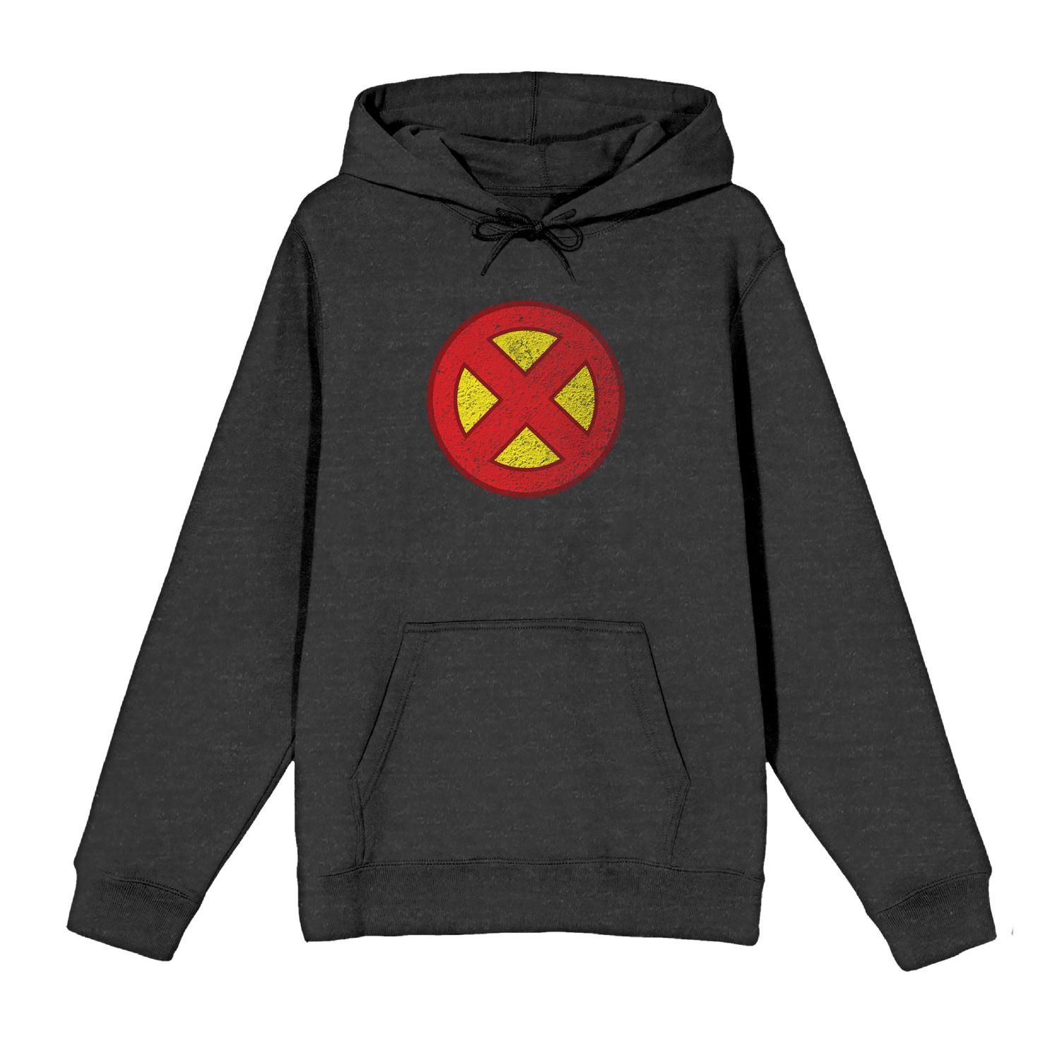 X-Men '97 Logo Heather Charcoal Hoodie