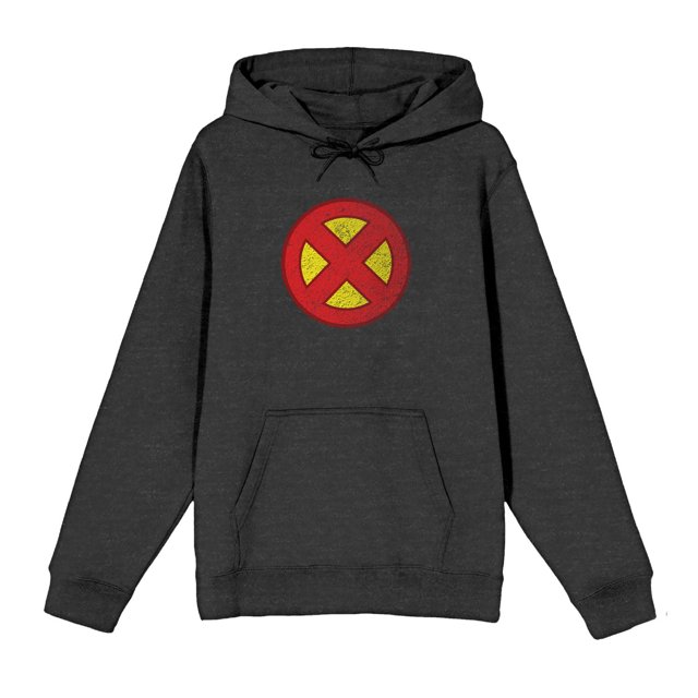 X-Men '97 Logo Heather Charcoal Hoodie