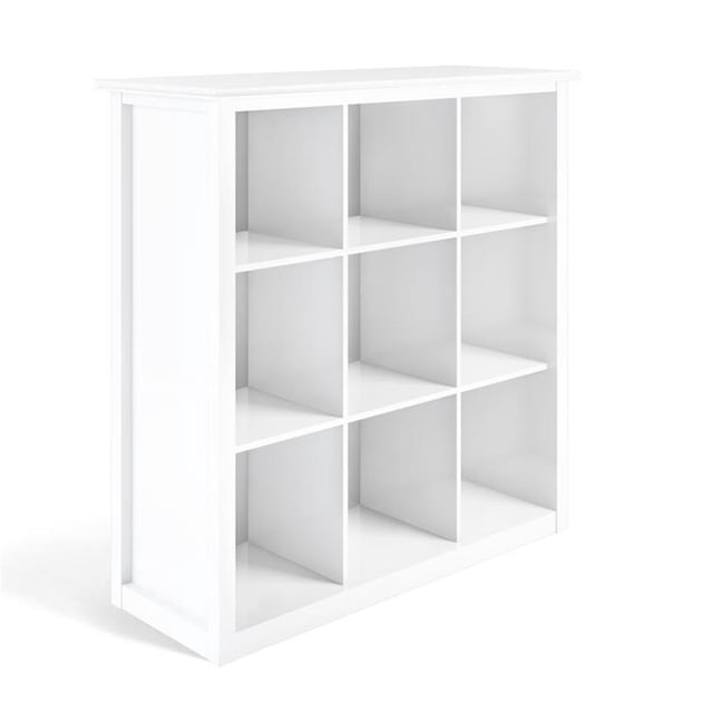 Trent Home Bibliothèque et Unité Transitionnelles en Bois à 9 Cubes, Blanc