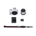 thumbnail image 4 of Canon EOS R50 Mirrorless Camera with 18-45mm Lens (White) (5812C012) + 64GB Memory Card + Bag + Charger + LPE17 Battery + Card Reader + Memory  Wallet + Cleaning Kit (International Model), 4 of 8