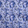 thumbnail image 1 of oneOone Cotton Silk Medium Blue Fabric Abstract Craft Projects Decor Fabric Printed By The Yard 42 Inch Wide, 1 of 4