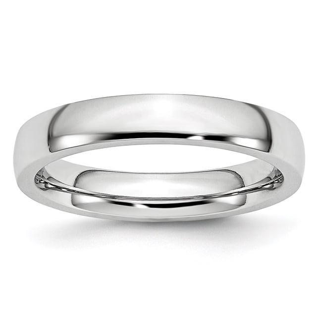 Cobalt Polished 4mm Band Size 7.5