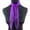 Purple, variant on YAOBAMM Lady Gauze Kerchief 2 Pcs Women Kerchief Smooth Satin See through Solid Color Mesh Adjustable Lightweight Soft Square Dance Accessories
