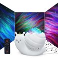 thumbnail image 1 of Graflsoa Starry Night Bluetooth Projector Lamp with Aurora Effect, White Color, Creative Gift for Bedroom Ambiance, Includes Remote Control, 1 of 6