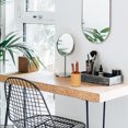 thumbnail image 2 of Hand Woven Rattan Pen Holder Cups Wicker Makeup Brush Storage Basket Kitchen Cookware Organizer Caddy Home Table Decoration, 2 of 8