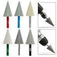 thumbnail image 3 of 6Mm Shank Resin Diamond Conical Burr Grinding Head For Stone Carving Rotary, 3 of 8