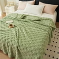 thumbnail image 1 of UsRHHA Thermal Breathable Bed Blanket 150x100cm, All Season Comfortable Machine Washable Throw, Soft Polyester Bedding Cover, 1 of 7