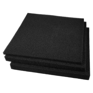 Herwey Mousse de Filtre d'Aquarium, 3 Tailles Filtre d'Aquarium pour Bac à Poissons Éponge Biochimique Coussin en Mousse Réaffiltration Coton Éponge de Filtre pour Bac à Poissons