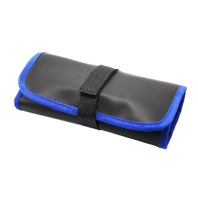 yingyy Bag Fishing Bait Lure Waterproof Storage Polyester Accessory Slots Pocket Adjustable Capacity Portable Convenient Blue Blue