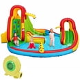 thumbnail image 2 of Gymax Kids Gift Inflatable Water Slide Park Bounce House w/480W Blower, 2 of 8