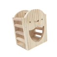 thumbnail image 2 of Yinanstore Natural Wooden Rabbit Hay Rack Food Dispenser Manger Hay Feeder Hanging Hay Dispenser for Rabbits Small Animals Bunny Chinchilla Less Wasted, 2 of 6