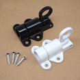 thumbnail image 3 of jifeng 2Set Cabinet Pull Sp Load Security Automatic Door Bolt Latch Lock Black, 3 of 8