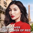 thumbnail image 4 of L'Oreal Paris Colour Riche Reds of Worth, Red Lipstick, Long Lasting Lipstick with Smudge Proof Formula Infused with Argan Oil & Vitamin E, Satin Finish, Prosperous Red, 4 of 6