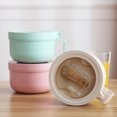 thumbnail image 4 of Pink Reusable Microwave Ramen Bowl With Ergonomic Handle And Ventilated Lid Bpa-Free Plastic Soup Mug For Instant Noodles Compact Design Stackable Kitchen Container Dishwasher Safe #t0gIg, 4 of 6