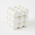 thumbnail image 1 of Boîte décorative à bulles blanches Anko, 1 of 6