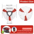 thumbnail image 4 of Swivel Mop Red 1/3/4/6 Pieces Compatible With Vileda/O-Cedar Microfiber Mop Accessories, 4 of 5
