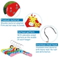 thumbnail image 4 of NUOLUX 10pcs Baby Kids Cartoon Wooden Coat Clothes Pants Hook Hanger Rack Stands (Random Pattern), 4 of 8