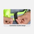 thumbnail image 4 of Baohd Gilet Réfléchissant à LED avec Sangles Haute Visibilité Réflecteur Réglable Ceinture Élastique 3 Modes Coureurs pour Travail de Nuit Course Rose, 4 of 8