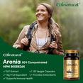 thumbnail image 5 of North American Aronia 50:1 Extract 300mg (15,000 mg Equivalent), 120 Vegan Capsules, Antioxidant & Immune Support, 4-Month Supply, Non-GMO, Gluten Free, 5 of 5