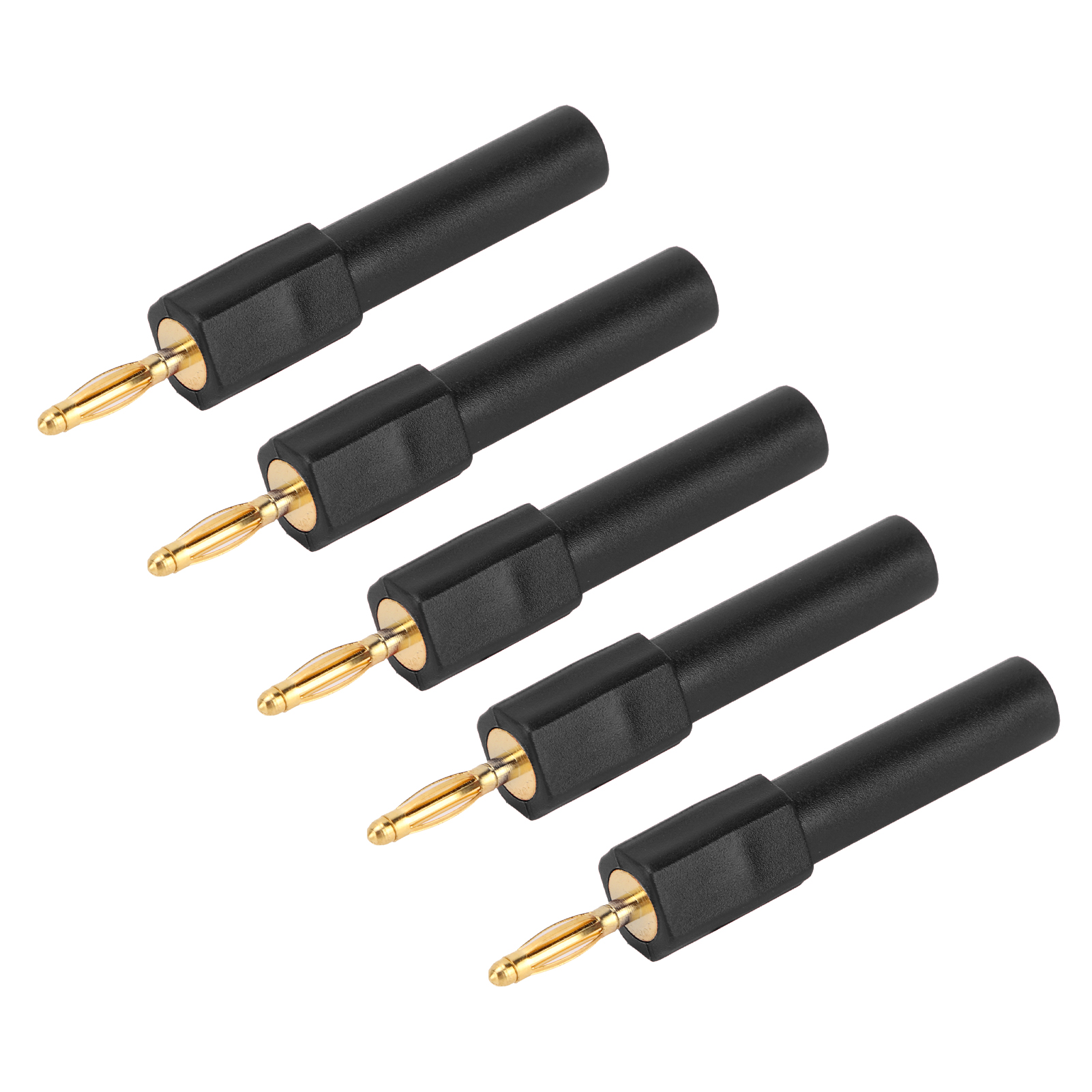 Fiche Banane Convertisseur, Fiche Banane Convertisseur, 5 Pcs Fiches Banane à Vis 4 mm 2 mm vers 4 mm Fiche Banane Convertisseur Connecteur de Haut-Parleur Banane, Multimètres