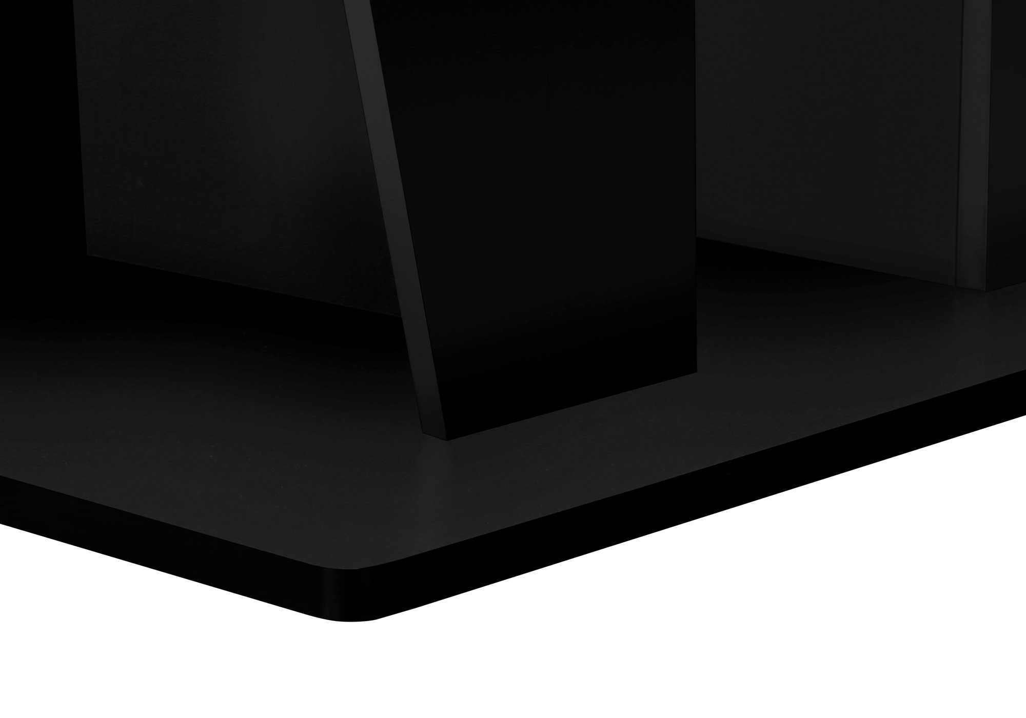 Monarch Specialties - Table A Manger, 60" Rectangulaire, Plateau En Pierre Frittée, Salle À Manger, Cuisine, Pierre Blanche, Stratifié Noir, Contemporain, Moderne