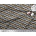 thumbnail image 2 of Soimoi Rayon Fabric Check & Horizontal Stripe Print Fabric by The Yard 42 Inch Wide, 2 of 3