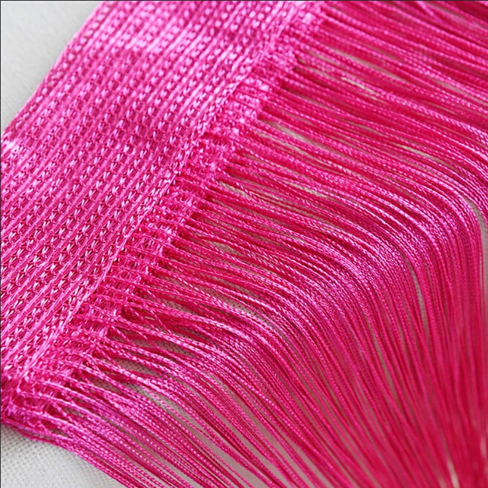 Bdday Living Room Curtains String Curtains Patio Net Fringe for Door Fly Screen Divider Cut To Size Hotel Shower Curtain
