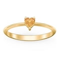 thumbnail image 2 of Heart Birthstone Ring - Citrine (November), 2 of 6