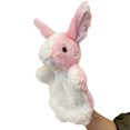 thumbnail image 1 of Easter Bunny Hand Puppet Toy Soft And Interactive Animal Doll For Kids, 1 of 3