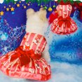 thumbnail image 4 of Chien de Compagnie Robe de Noël, Léger Doux Chiot Vêtements de Noël pour la Fête, 4 of 7
