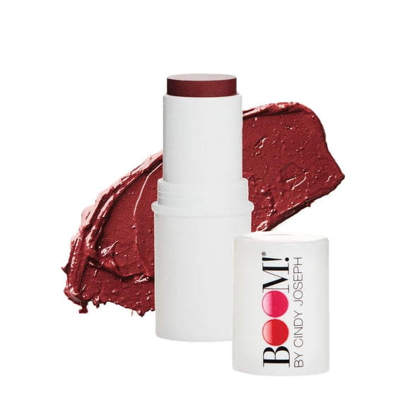 BOOM Beauty Boom Stick Rose Nude: 3-in-1 Cream Blush Stick for Eyes, Lips & Cheek, Long-Wearing Blendable & Building Color Vegan Lipstick for All Skin