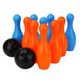 thumbnail image 3 of Ensemble de bowling PD Play Day 8,75 pouces (H), pour jeux en extérieur ou intérieur, comprenant 10 quilles et 2 balles, convient aux enfants de 3 ans et plus, 3 of 5