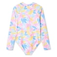 thumbnail image 2 of George Girls' Long-Sleeve One Piece Rashguard, 2 of 2