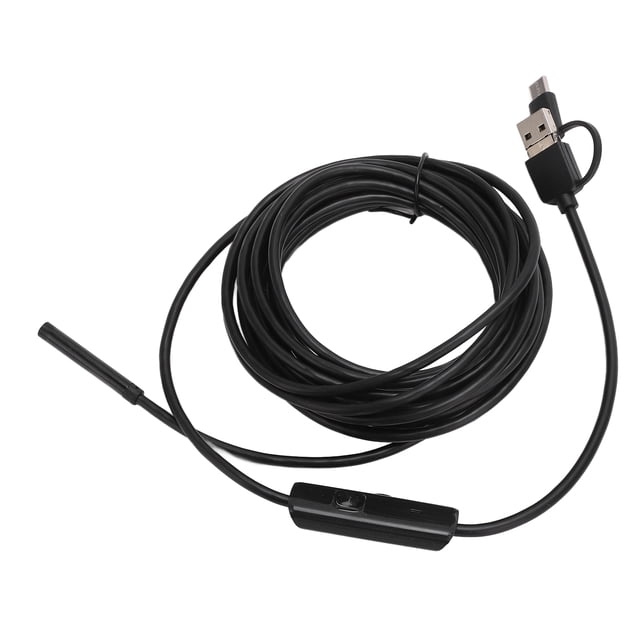 Endoscope Camera 5.5mm 3 in 1 USB Borescope IP67 Waterproof Inspection for Maintenance