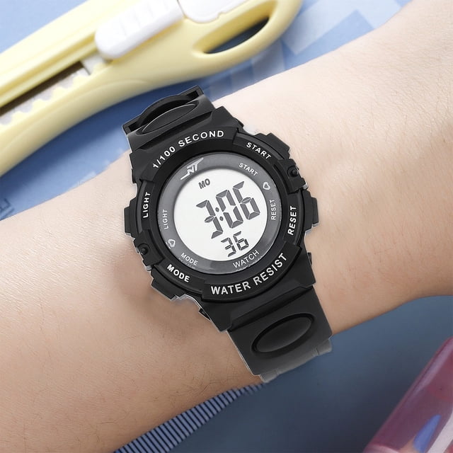 Children's Luminous Water Proof Watch Student Dial Electronic Watch Boys And Girls Multifunctional Watch