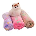 thumbnail image 3 of Warm Pet Mat Bone Print Cat Dog Puppy Dogs Pet Fleece Soft Blanket Bed Cushion, 3 of 9