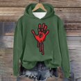 thumbnail image 2 of WEAIXIMIUNG Sweat à Demi-Zip pour Femmes Sans Capuche Automne et Hiver 2025 Tendance avec Impression de Lettres, 2 of 4