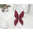 thumbnail image 5 of INSPIRE CHIC Robe de Marin pour Femme Pré-Nouée avec Nœud Papillon Nœud Papillon Déco Rouge Foncé Taille Unique, 5 of 5