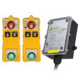 thumbnail image 4 of Hoist Crane Remotes Controls, Waterproof Drop Resistant Corrosion Resistance Industrial Remote Control ABS  For Chain Cranes AC 380V, 4 of 8
