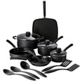 thumbnail image 2 of Tramontina Primaware 15-Piece Nonstick Cookware Set with Lids and Silverware Set, Aluminum Pots and Pans Set Non Stick for Home and Kitchen (Storm), 2 of 8