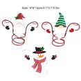 thumbnail image 4 of Wweixi Functional Accessories Christmas Wine Bottle And Glass Holder Versatile red hat 1Set, 4 of 6