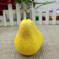 thumbnail image 1 of Chendee Variety Artificial Fruits Plastic Fake Fruit Kitchen Table Diy Home Decoration,Yellow Pear, 1 of 8