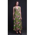 thumbnail image 3 of Bimba Robe Longue Maxi Bohème à Bretelles Sans Manches Imprimée Florale pour Femme - X-Grand, 3 of 6