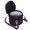Dark Purple, variant on Singing Bowl Carry Bag Padded Travel with Detachable Liners for Sound Meditation Instruments